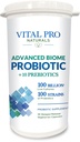 Vital Pro Naturals - Biome Probiotique avancé Plus Prébiotiques 30 capsules