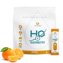 Cellutrex® H2O Elektrolyte – Elektrolyt-Pulver-Getränk-Mix, Zero Sugar, Natürliche Salzhydratisierungspakete für Erholung und Wellness, Orange, 20 Sticks