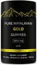 Pure Himalayan Gold Gummie | Reich an Ashwagandha, Gokshura Fulvic Acid 85 Mikronährstoffe für Männer, Frauen | Kein Hinzugefügt Zucker | Non-GMO | Natürliche 60 Gummie pro Box