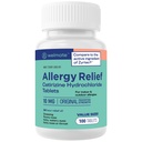 WELMATE - anti-allergie - Cétirizine HCl 10 mg - 24 heures Antihistamine - Non somnolence - Éternuement - Runny Nez - Itchy Yeux & Gorge - Indoor & Outdoor Altergy Relief Tablets - 100 comprimés