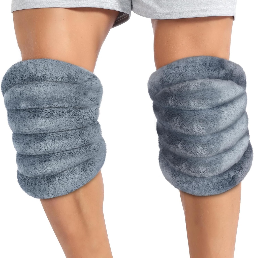 Plaque de chauffage micro-ondes Atsuwell pour genou, enveloppe chauffante micro-wavable pour elbow, crampes, muscle, joint, plaque de chauffage micro-wavable, 2 paquets