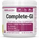PEScience Complete-GI Gut Health Powder, Probiotika für Frauen und Männer, Verdauungsenzyme, Prebiotic Fiber, L Glutamine, Pepzin GI Zink Carnosine, Raspberry Flavor, 30 Portionen