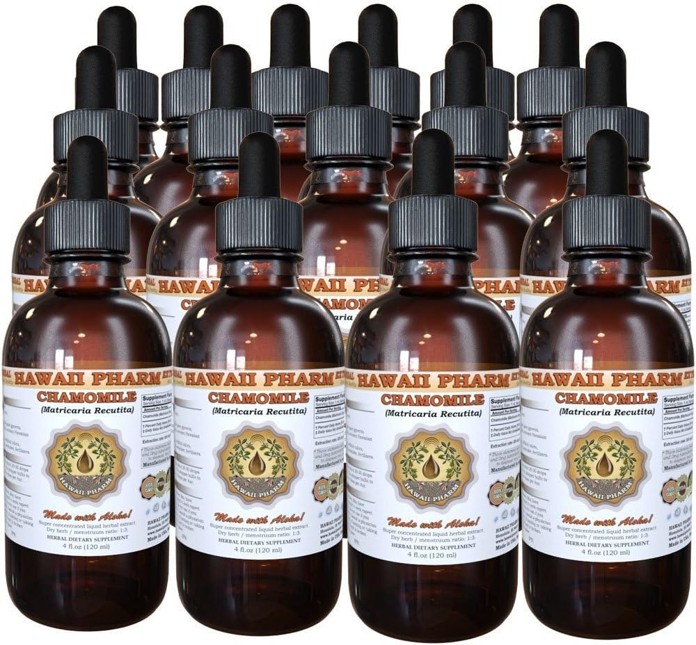 Kamille Flüssiger Extrakt, Organische Kamille (Matricaria Recutita) Tinkturergänzung 15x4 oz