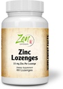 Zen Supplements - Zink Lozenges 15 Mg Immununterstützung Antioxidante Ergänzung & Große Verkostung Zink 60-Lozenge
