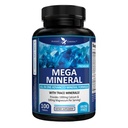 Potent Garden Mega Mineral Supplement Kompletter Mineralkomplex mit Calcium Magnesium Zink Kalium Boron Selen Chrom & 72 Spuren Mineralien Eisen freie Kalziumergänzung -100 Pillen