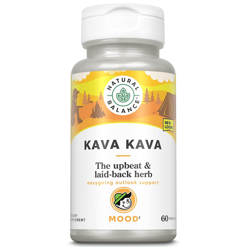 Natürliche Balance Kava Kava Root | Natürliche Ergänzung hilft Entspannung und Stress Reduktion | 60 Veggie Kapseln