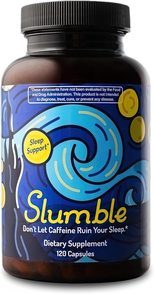 Sleep Support – Hilft beim Entfernen von Koffein vor dem Bett mit Sulforaphane, Evodia Fruit, Melatonin (4mg), Magnesium, L-Tryptophan & B6 – Non-Habit Forming Natural Sleep Aid – 120 Kapseln, 60-Day Supply