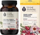 Living Alchemy Bio Frau Digestive Ihre Flora Probiotic, 60 CT