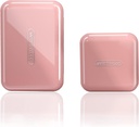 DUBSTAR Travel Pill Organizer Hydraure Waterproof Small Pill Box for Pocket Purse 4+6 Compartiments Portable Pill Case Medicine Container Vitamine Holder,Pink