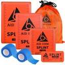 First Aid Splint 36" X 4.3",Emergency Splint Kit für Arm Leg Broken Bones Fracture,Ideal für Sport, Home, Erste Hilfe Refill und Haustiere (4 Packung Combo)