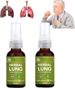 Breathdetox Kräuter Lung Cleansing Spray,Breathdetox Kräuterspray,Natural Kräuter Lung Essence,Herbal Lung Cleanse Mist - Leistungsstarker Lung Support (2pcs)