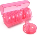 Weekly Pill Organizer 7 Day 2 Mal am Tag, Sukuos große Reise Pille Box für Pillen/Vitamin/Fish Oil/Supplements, Tägliche Medizin Organizer Box, BPA Kostenlose Pille Fall, einfach zu reinigen