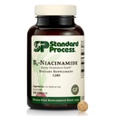 Procédé standard B6-Niacinamide - Énergie de soutien Métabolisme et santé cardiaque - Aides Systèmes de digestion et de circulation sanguine - Sans gluten, sans lait et sans soie - 90 comprimés (90 portions)