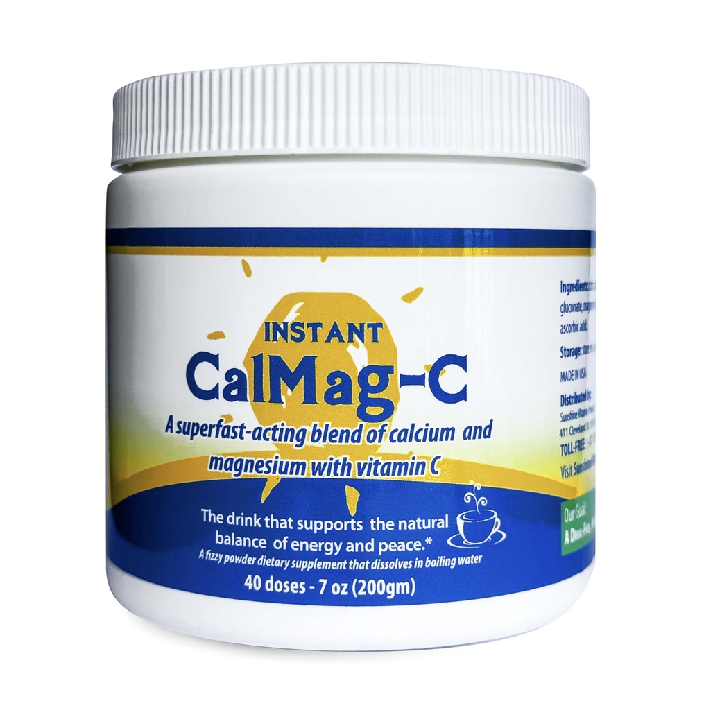 Instant Cal Mag C – Fast-Acting, Absorbierbares Calcium, Magnesium und Vitamin C – Wiederholt Calcium & Magnesium, verbessert die Körperfunktion und hilft, Abreicherungen zu verhindern – verbessert Schlaf
