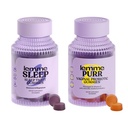 Lemme Sleep & Purr Bundle - Sleep Gummies, a Drug-Free Nighttime Aid & Purr Vaginal Probiotic Gummies für Damen - Glutenfrei, Gelatinfrei, Non-GMO - 60 Count Jeder
