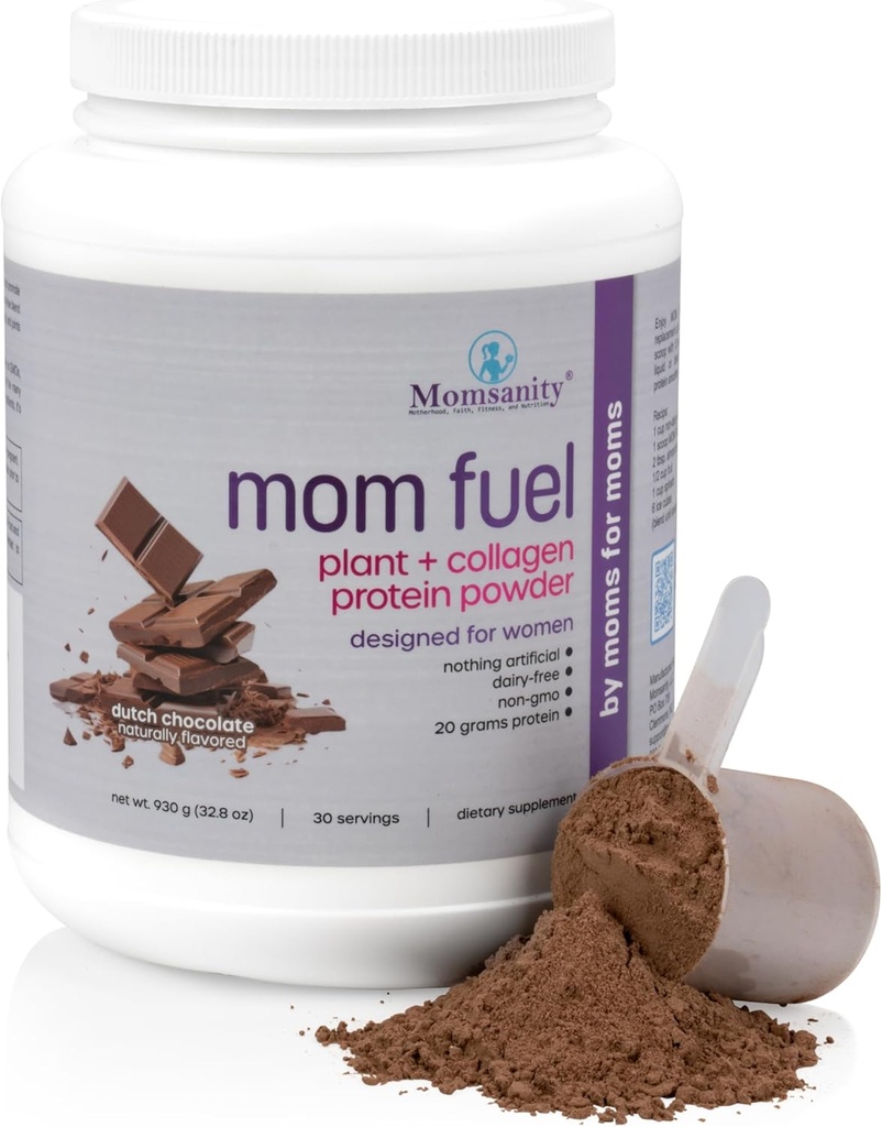Dairy-Free Meal Replacement Protein Powder für Damen - Plant & Collagen Protein Blend | 20g Protein (Dutch Chocolate)