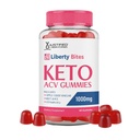 Justified Laboratories Liberty Bites Keto ACV Gummies (1000 mg) - 60 Count - Made with the Mother & Vitamin B12 - Non-GMO, Vegan, Gluten Free - 30 Servings