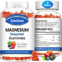 Magnesium Glycinate Gummies, High Absorption Magnesium Supplement for Adults Kids, Relaxation, Brain, Muscle & Bone Support, Melatonin Free, Sugar Free, Mixed Berry Flavor, 120 Cts