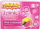 Emergen-C 1000mg Vitamin C Pulver für tägliche Immununterstützung Koffeinfreie Vitamin C Ergänzungen mit Zink und Mangan, B Vitamine und Elektrolyte, Super Orange Flavor - 30 Count