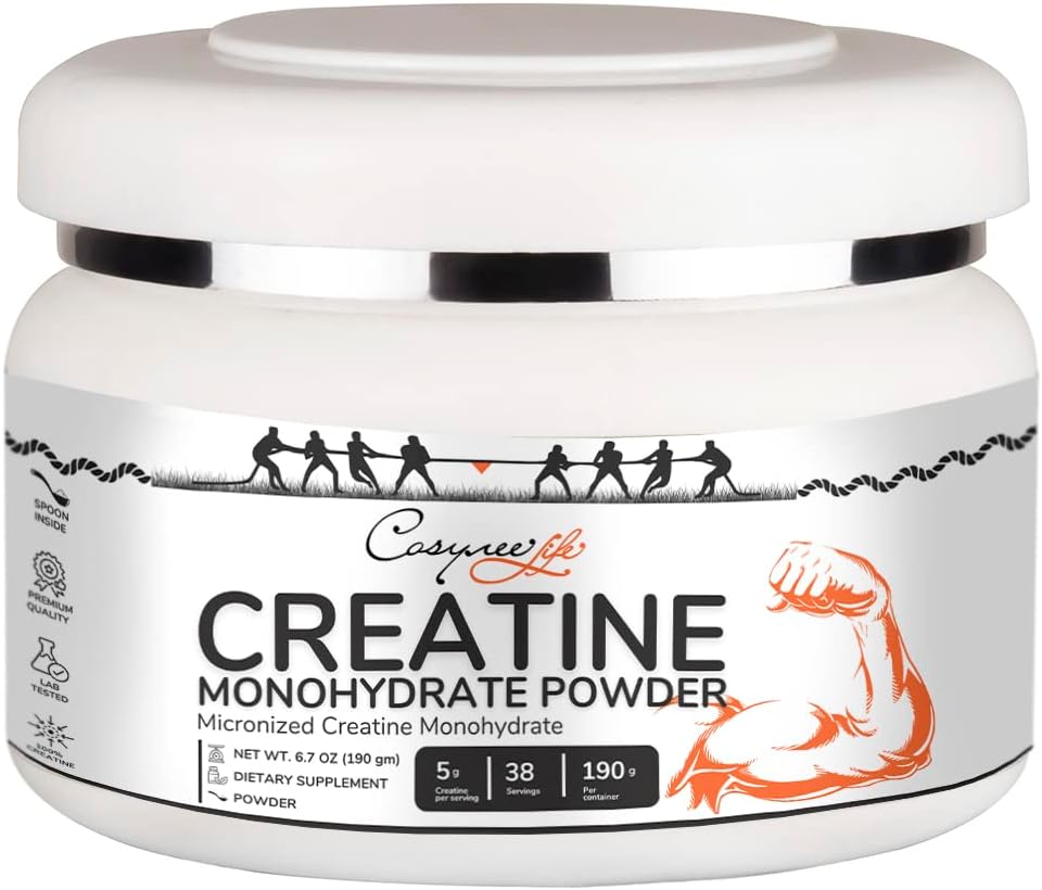 gemütliches Creatin Monohydrat mikronisiertes Pulver (6.7oz (190g))