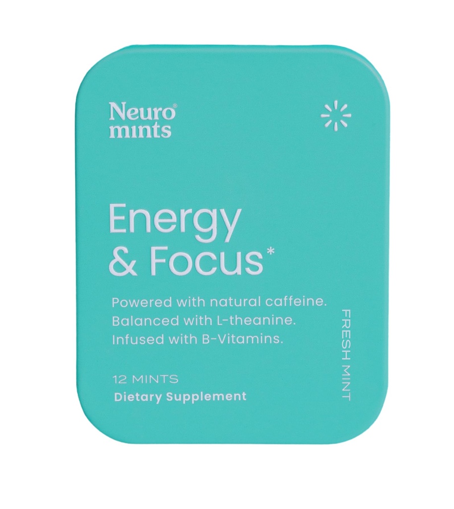 Neuro, Menthes Énergie Focus Monnaie simple, 12 comtes