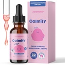 JoySpring calmant le Citrate de magnésium liquide pour les enfants - Supplément de calmant sans sucre et sans gluten avec camomille - Soutien naturel pour les enfants et les adolescents (1 fl oz) 30 portions