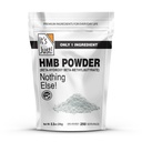 Es ist Just! - HMB Pulver, 250g, Beta-Hydroxy Beta-Methylbutyrat, als Calcium HMB, Batch getestet Glutenfrei, Non-GMO, Heavy Metal getestet, Keto Friendly (Unflavored, 250g)
