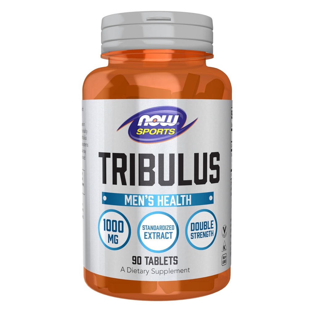 NOW Foods Sports Nutrition, Tribulus (Tribulus terrestris) 1000 mg, Double force, Santé des hommes, 90 comprimés