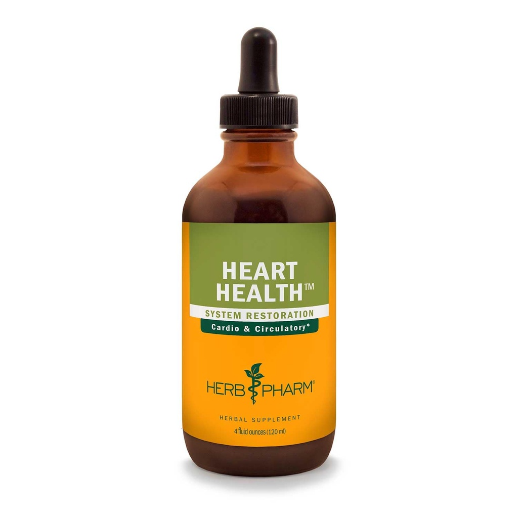 Herb Pharm Heart Health Formule à base de plantes liquides avec hawthorn pour le soutien du système cardiovasculaire - 4 Once