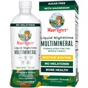 MaryRuth Organics Liquid Nighttime Multimineral | NO Melatonin | Magnesium Citrat | Calcium | Zink | Vitamin D3| Erhältlich in 4 Geschmacksrichtungen | Vegan | Zucker Free | Glutenfrei | 32 Oz
