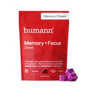 HumanN SuperBeets Brain Ergänzungen für Gedächtnis und Fokus Chews, Psychische Alertness, Klinisch untersucht Nootropics, Resveratrol Ergänzung Plus Rüben-Pulver, Blueberry Granatapfel Flavor, 30 Count