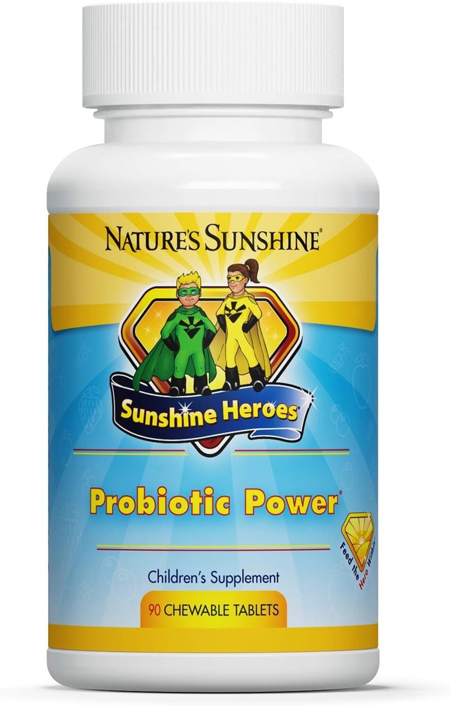Natur Sonnenschein, Sonnenschein Helden Probiotic Power 90 Kaubare Tabletten
