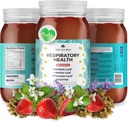 TrueSeaMoss Pro-Line Gel - Respiratory Health - 5+ Flavors - Fruchtgel mit Premium Sea Moss & Kalium - Vegan-Friendly - Vitamin & Mineral Rich Supplement - Made in USA (Strawberry, Pack of 1)
