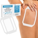 Houseables Wasserdichte Bandagen, Transparente Film Dressing, Wasserdichte Bandagen Post Chirurgisch, 6x8, Wound Cover, Transparent Dressing, Wound Covers für Duschen, Wasser PP Patches für Haut, groß