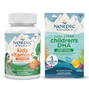 Nordic Naturals Starter Pack - Kinder DHA Veg Gummy Chews und Kinder Vitamin C Gummis