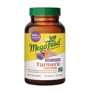 MegaFood Turmeric Curcumin Extra Strength - Joint Support Supplement - Kurkuma mit schwarzem Pfeffer & Boswellia Extrakt - Vegan - Hergestellt ohne 9 Lebensmittel Allergene - 60 Tabs (30 Portionen)