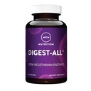 MRM Nutrition Digest-All ® | Verdauungsenzyme | Verbesserte Verdauung und Absorption | Lactase + Amylase + Lipase | Kann helfen mit Blähungen und Gas | 100% vegetarisch | Glutenfrei | 15 Portionen