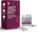 Vitamin B12 Ergänzungen – Vegan B12 Vitamine für Energieunterstützung – VIT B12 Vitamin Ergänzungen für alle Altersgruppen – Vitamin B12 1000 Mcg (60 Tabs)