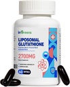 2700 MG Liposomale Glutathione-Ergänzung, Max Absorption, Wirkstoff L Glutathion-Reduktase (GSH), mit Hyaluronsäure, Resveratrol, Leistungsstarkes Antioxidans, Health Aging, 60 Softgels