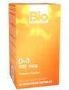 Bio Nutrition D3 12000 Iu Vegi-Caps, 50 Nombre
