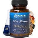 Nutricel Methylen Blue Capsules with Mushroom Extracts: Lion's Mane, Reishi, Cordyceps, Chaga, Shiitake, Turkey Tail - Trusted Made in America Brand - 7mg (USP Reference Compliant) (60ct)