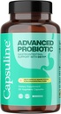 Capsuline Advanced Probiotic DE111 Strain Bacillus Subtilis Spore Based, 11.5 Billion CFU|Digestive Gesundheit, Gut & Immun Support|Daily Probiotic für Frauen & Männer