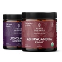 TRIBE ORGANICS NOOTROPIC Duo - KSM66 Ashwagandha + Bio Lion's Mane - Beyond Focus, Mind Awareness and Mind Health