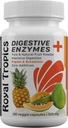 Royal Tropics Verdauungsenzym Ergänzungen - Vegetarische Formel mit Green Papaya Hinzugefügt Bromelain Säure Reducer für Perfect Gut Health Veggie 90 Kapseln 500 mg