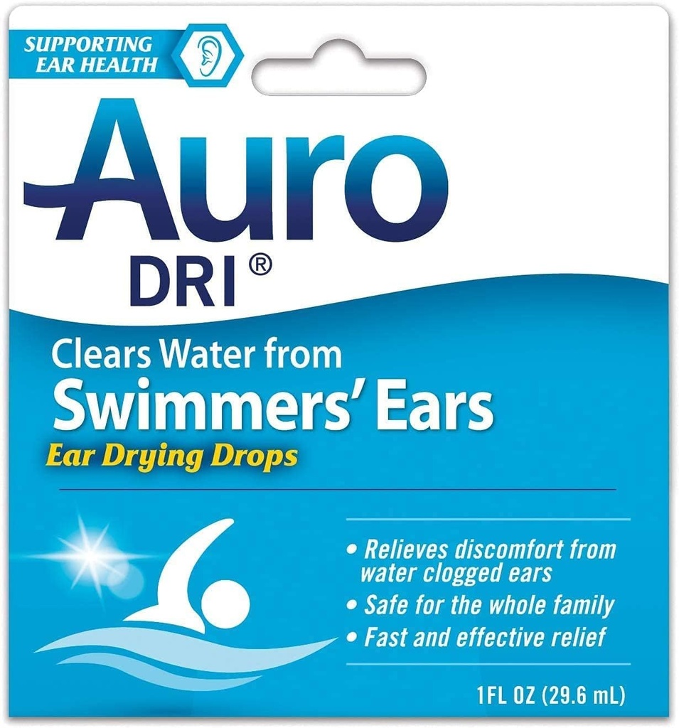 Auro-Dri Ear Water-Drying Aid 1 oz (Pack mit 5)