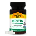 Country Life - Biotin High Potency, 5 mg - 60 Vegan Kapseln