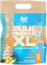 BPI Sports Bulk Muscle XL - gain de poids de masse avancé pour la construction et la récupération de muscles graves, 25g de protéines et 497 calories par portion - chocolat, 13lb sac (13lb, Vanille)