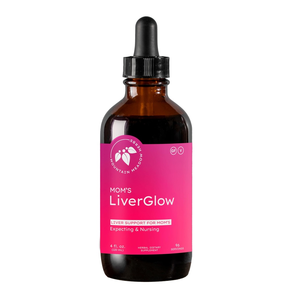Mountain Meadow Herbs Mom's Liver Glow, Advanced Detoxifier und Regenerator zur Unterstützung von Liver Gesundheit und Funktion - 4 oz - für ein glückliches Leben