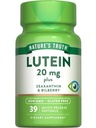La vérité de la nature Lutéine et Zeaxanthin 20 mg 39 Softgels avec Bilberry
