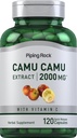Piping Rock Camu Camu Capsules 2000mg | 120 Pillen | Fruchtextrakt | mit Vitamin C | Non-GMO, Glutenfreie Ergänzung